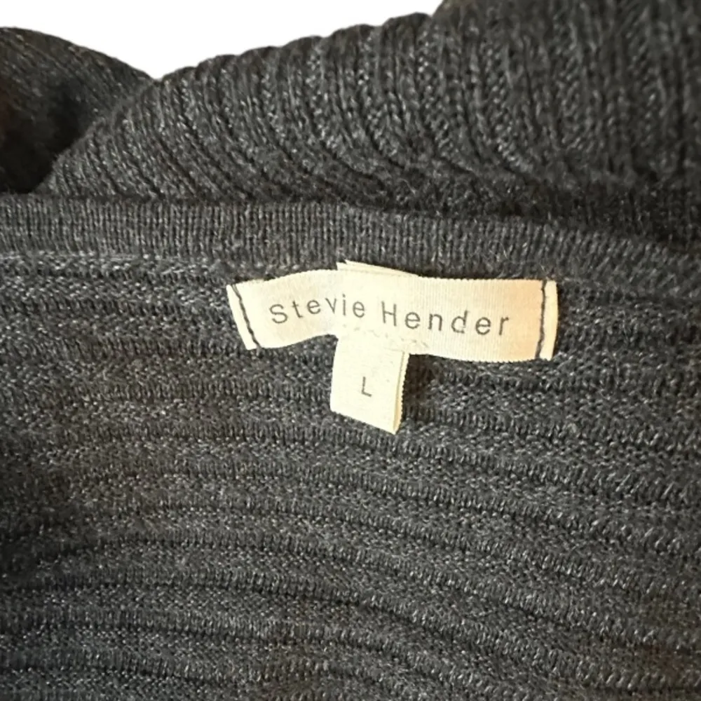 Stevie Hender Black Sweater Vest with‎ Pockets - Image 6