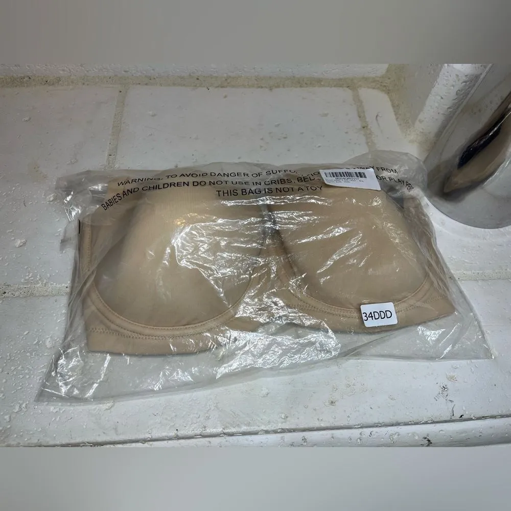 Wacoal Red Carpet Strapless sand/nude Underwire Bra 34 DDD - Image 5