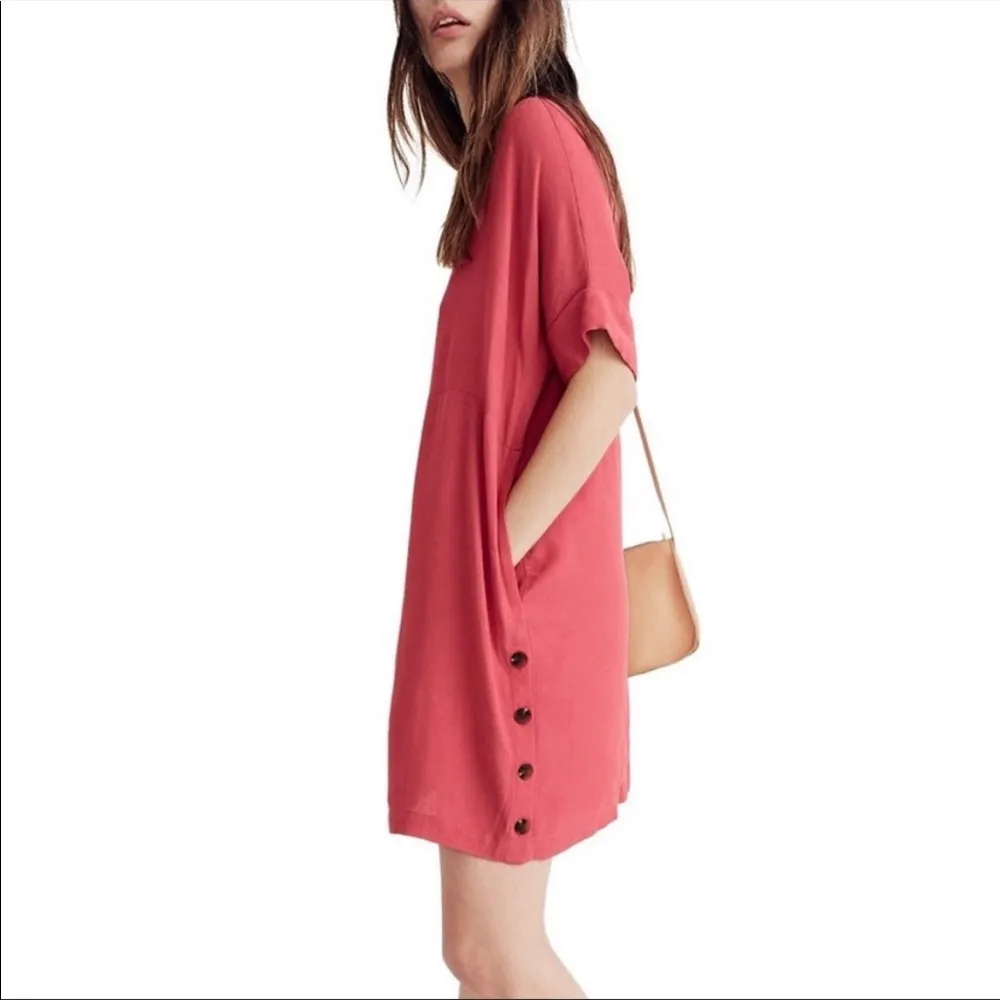 Madewell Journal Side Button Dress. Size Small. EUC. - Image 2