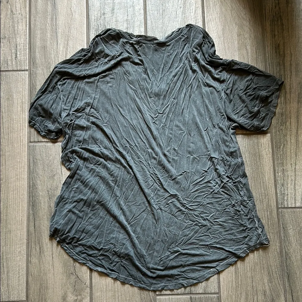 Abound Gray Relaxed Ribbed Short Sleeve Tee - Image 4