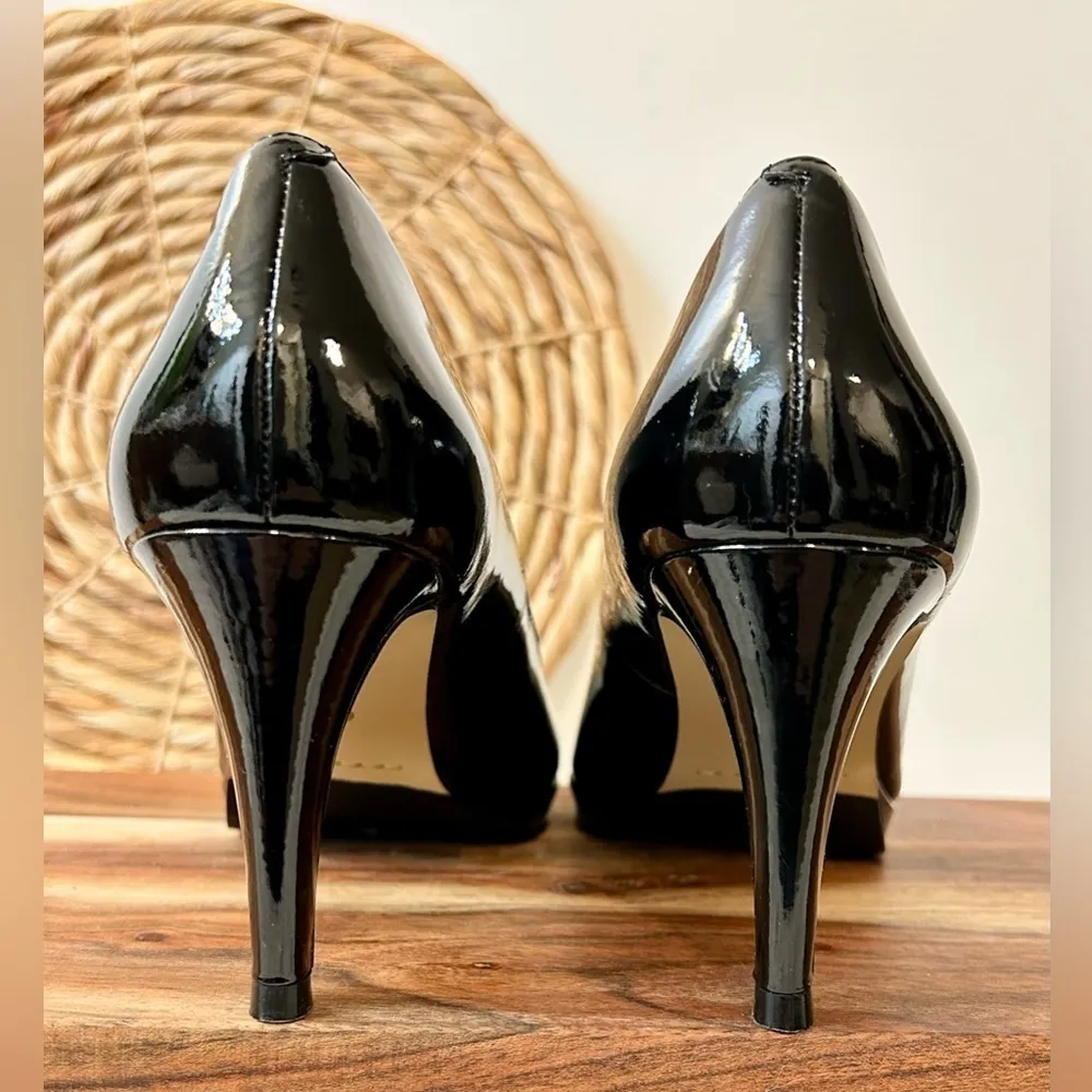 Cole Haan Round Toe Patent Leather Carma Pumps Size 7.5 - Image 4