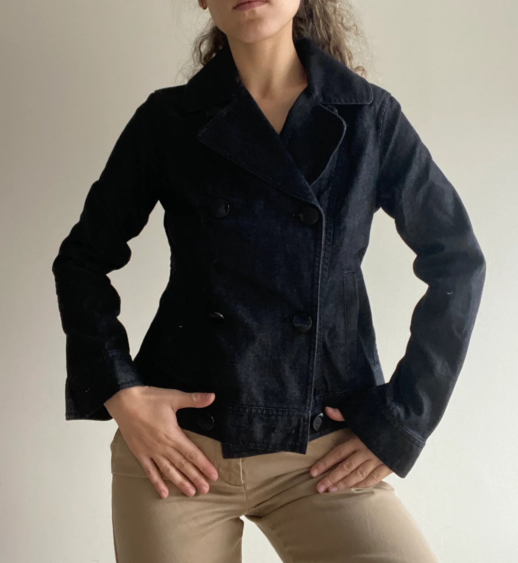 Black Denim Jacket NWT - Image 3