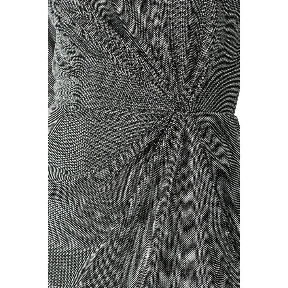BB Dakota What's Your Shine Mini Dress in Gunmetal Medium Womens Cocktail - Image 13