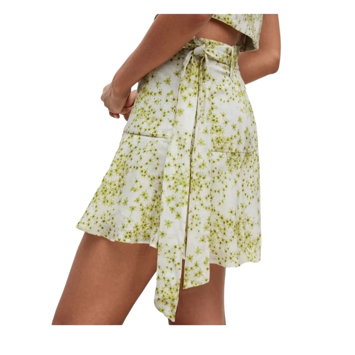 NWT! All Saints Frida Floral Bloomcore Amanzi Printed Skirt - Size 10 - Image 8