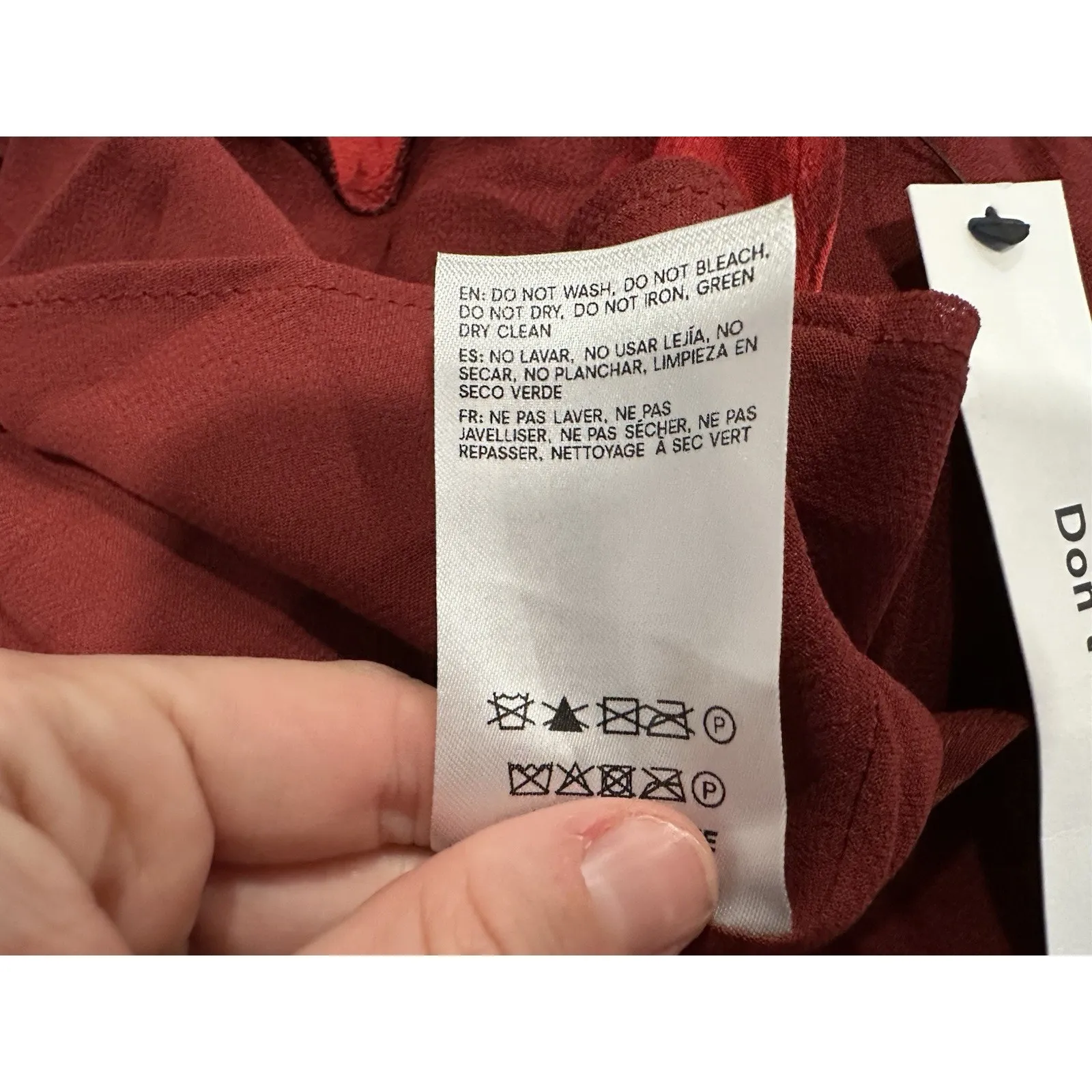 Reformation Irisa in Barcelona Border Red Floral Flounce Sz 6 NEW - Image 9