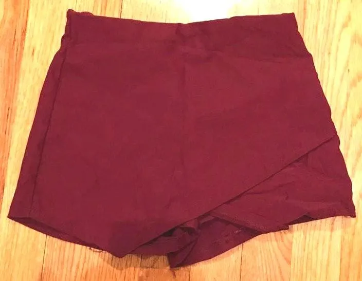 Blue Blush Maroon Envelope Skort - Image 5