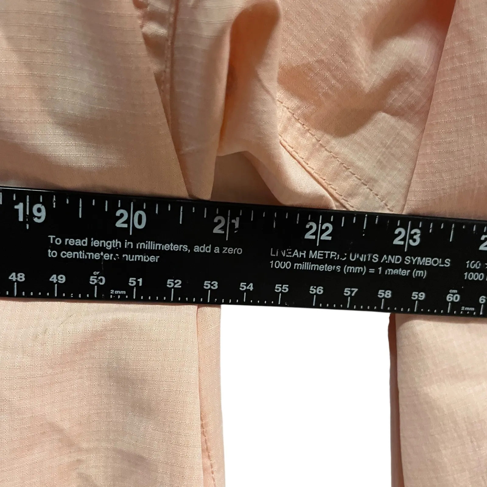 Duluth Trading Co. Womens Button Down Roll Tab Sleeve Pink‎ Utility Shirt Medium Pink - Image 6