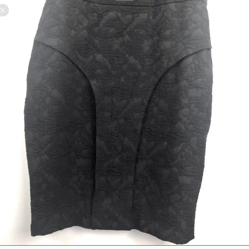 KARDASHIAN Kollection Black Quilted Sleeveless Halter Dress Size L - Image 6