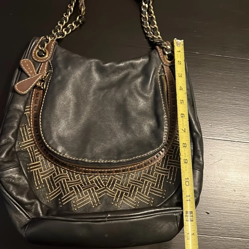 Hobo international leather chain handbag - Image 5