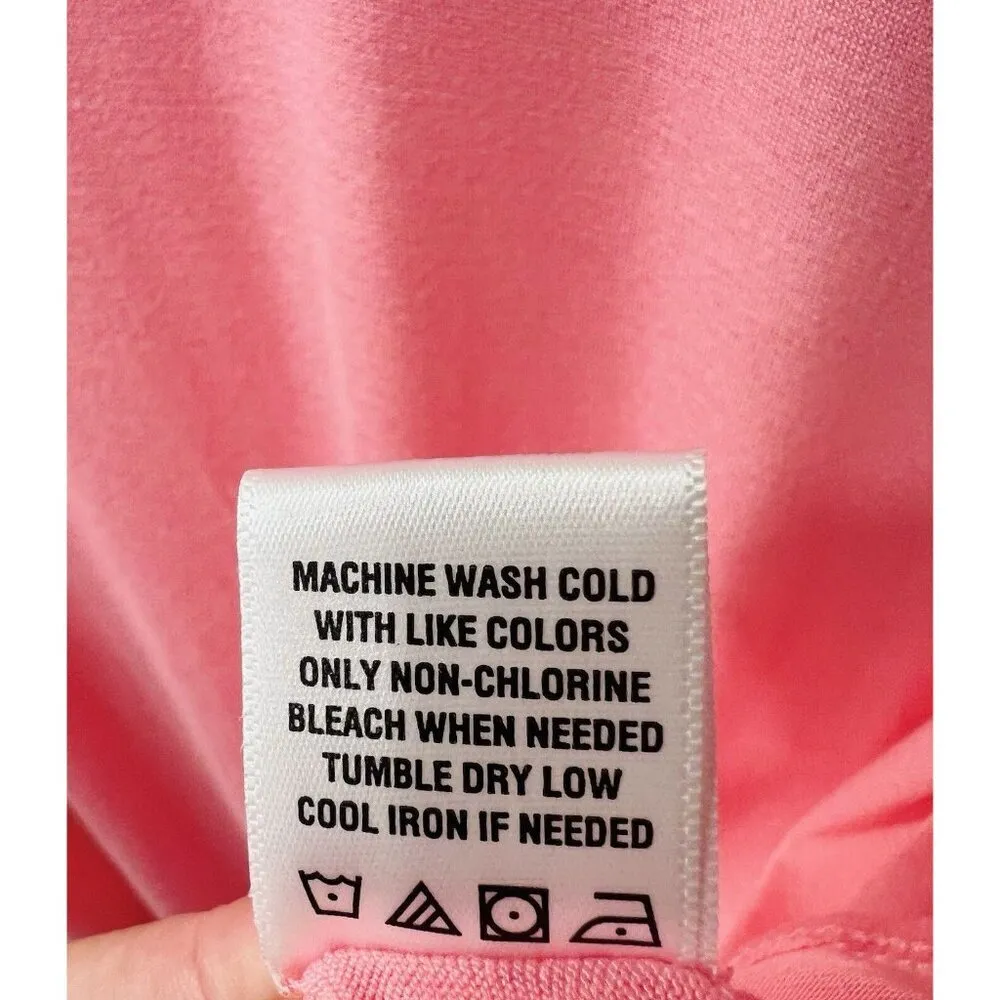 Cece Women’s Pink Begonia V-Neck Short Sleeve Top Size XL Lightweight Casual NWT - Image 9