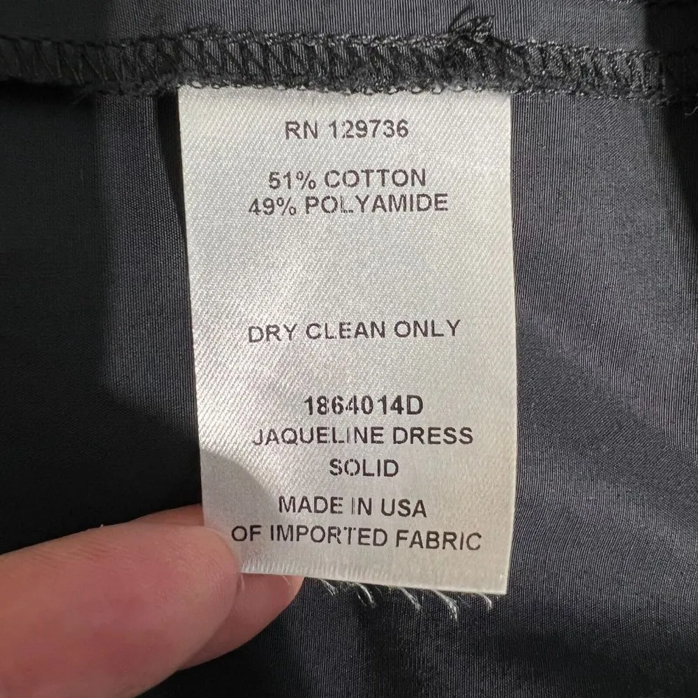 Finley Dress Womens Small Black Jaqueline Hood Full Zip Cinched Waist Sleeveless - Image 12