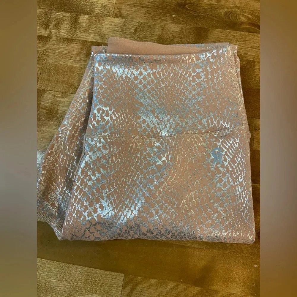 GOOD AMERICAN‎ Python Print Foul Leggings Size 3 Athletic LIKE NEW - Image 7