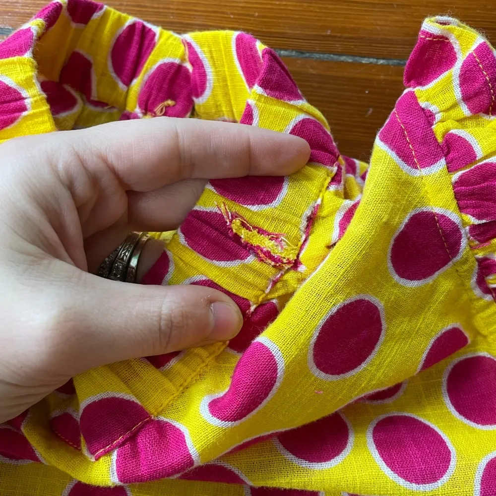 Ivy Jane Dot Ruffle Top - Size Small - Image 12