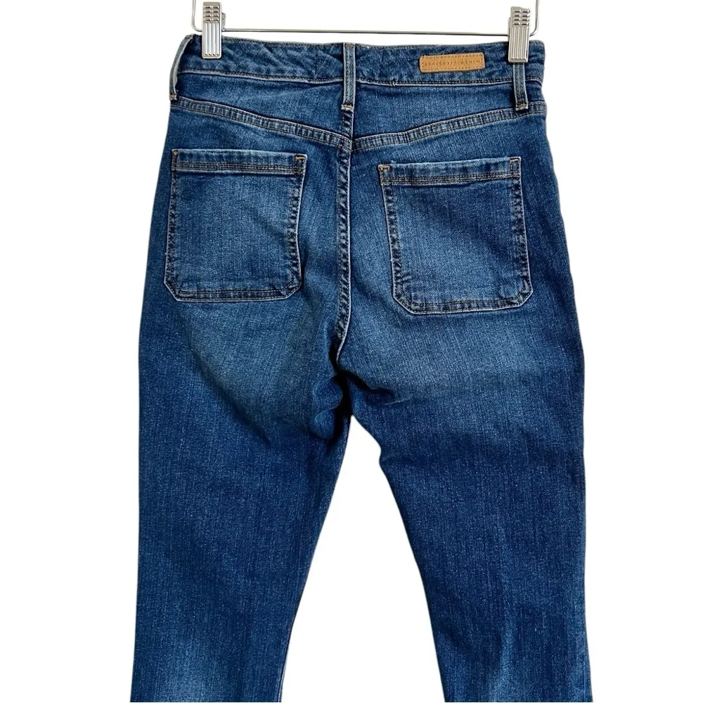 Sanctuary Retro Denim Button Fly Demi Bootcut Jeans Blue Size 25 - Image 6