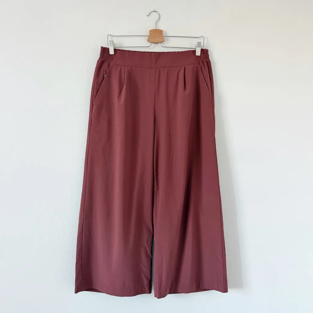 Athleta Brooklyn Wide Leg Crop Pant Size 10 - Image 3