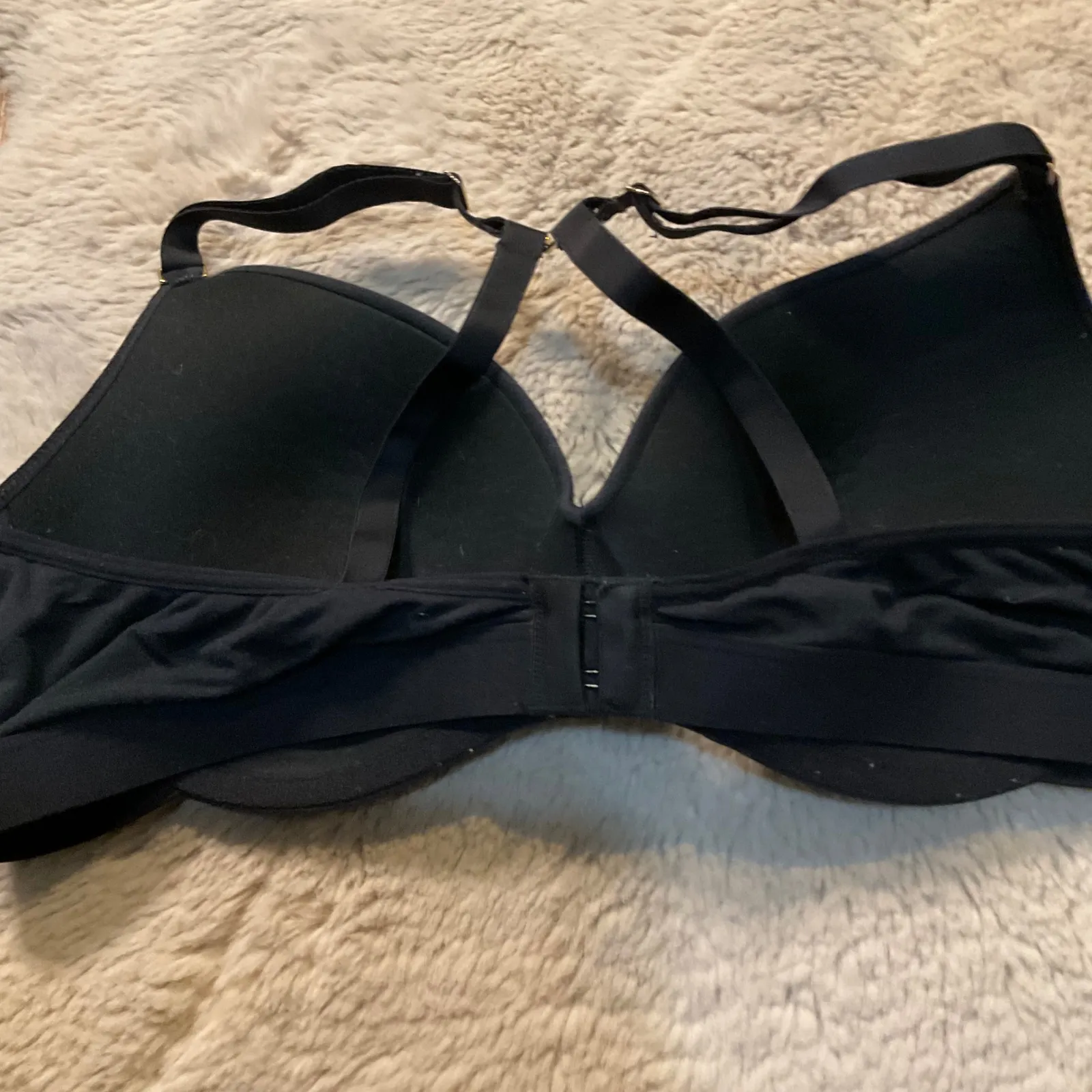 Lively Bra Size 38C‎ Convertible J Hook Back Balck Womens Black - Image 4