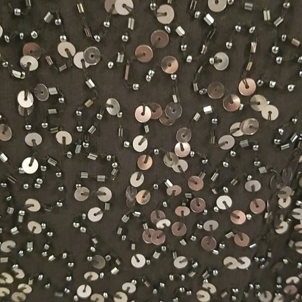 💕AIDAN MATTOX💕 Cold Shoulder Sequin Mini Dress ~ Cocktail Dress Black 6 NWOT - Image 9