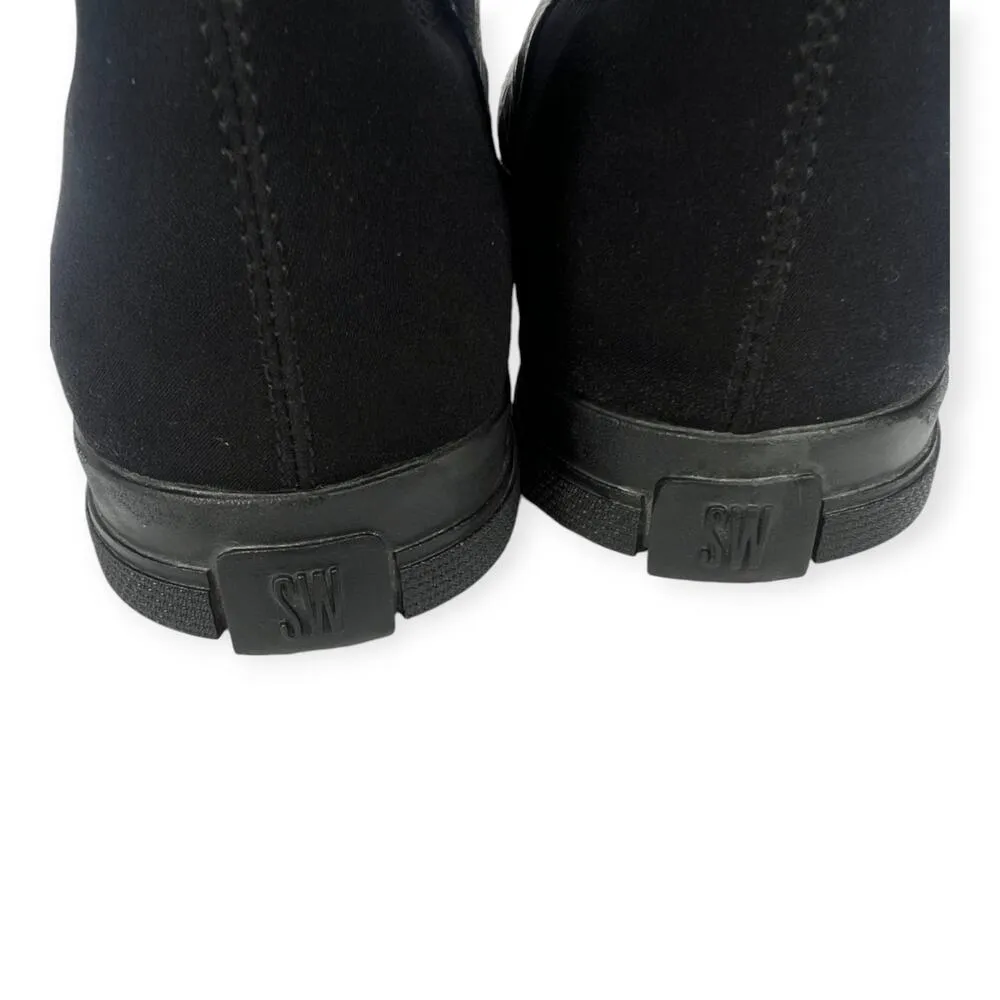 Stuart Weitzman  | 9.5 / 40 | Boxer Boots Leather Sneaker Sock Pull On - Image 5