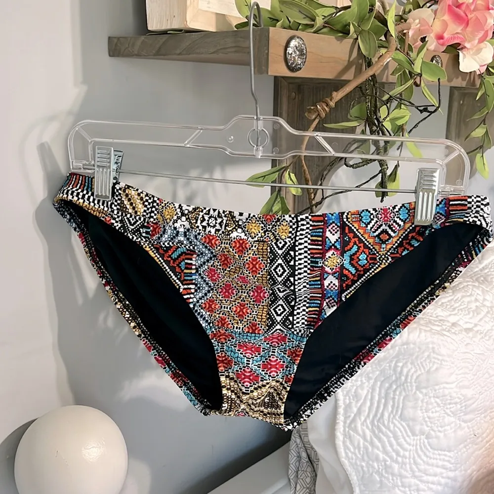 Bikini Swimsuit Bottom New Black Gold Size undefined - Image 3