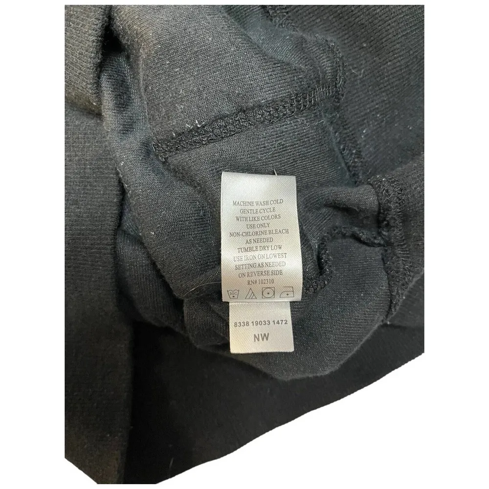 New York Laundry Y2K Velour Velvet Pocket Full Zip Long Sleeve Black L - Image 12