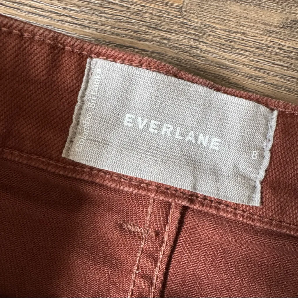 Everlane  Brown Cotton Twill Shorts - Image 2