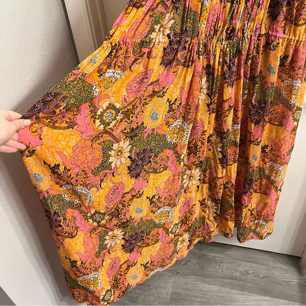 A.L.C. Valentina Gathered Floral-Print Silk-Crepon Maxi Dress 6 - Image 13