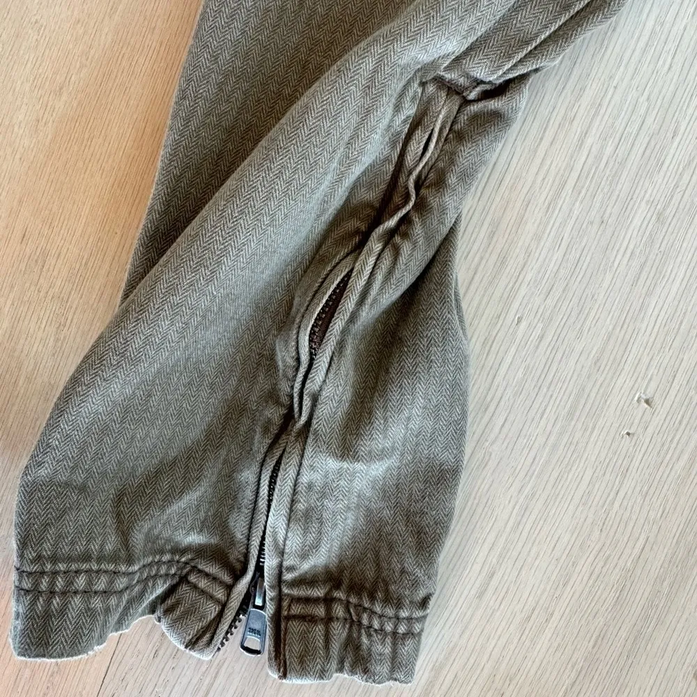Free People Rule Breaker Slim Pants Size 6 Olive NWOT - Image 6
