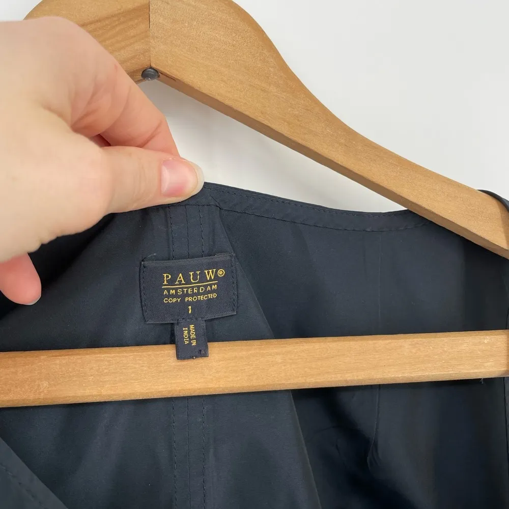 Pauw Amsterdam Asymmetrical Tank Top Blouse in Dark Gray / Black Size 1 - Image 4