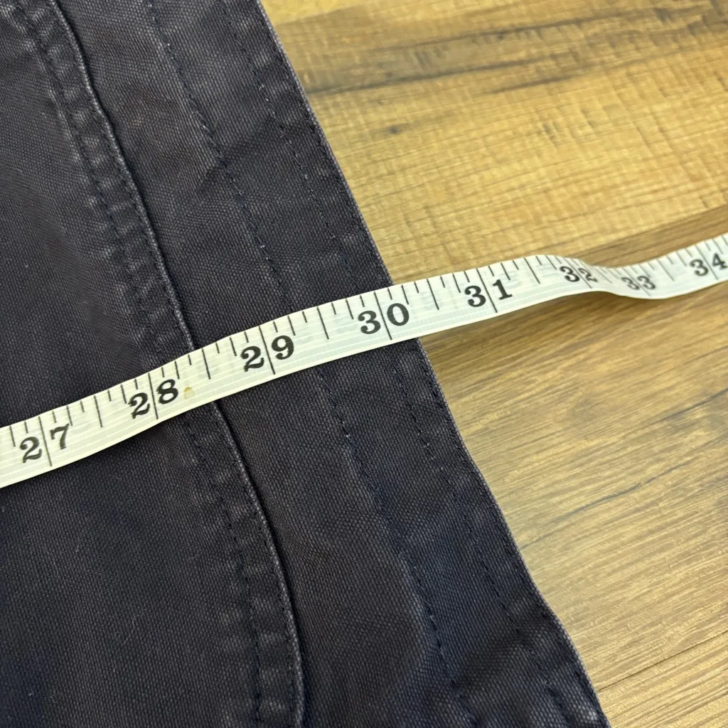 Lands’ End Canvas Button Front Barn Chore Jacket Corduroy Collar Vintage - Image 7