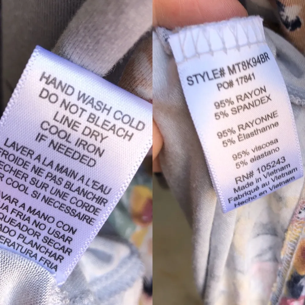 Bobeau V Neck Floral Flutter Sleeve Blouse - Image 6