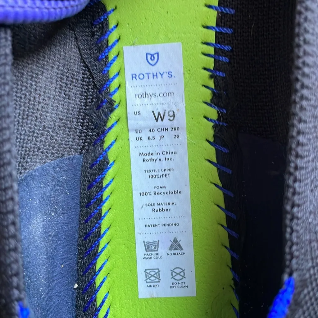 Rothy’s Round Toe Ballet Flat Black Size 9 - Image 5