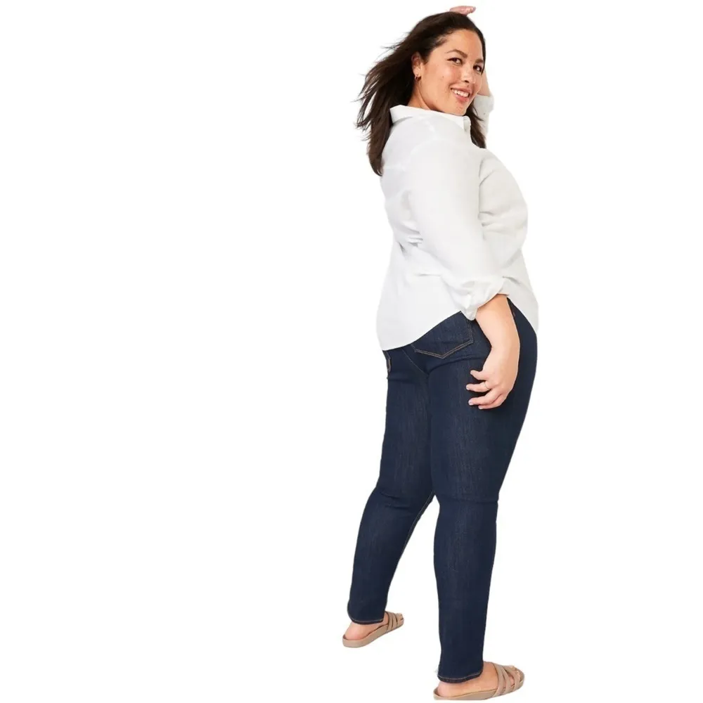 Old Navy Women’s Adjustable Waist Wow Super-Skinny Jeggings Plus Size 22 Short - Image 3