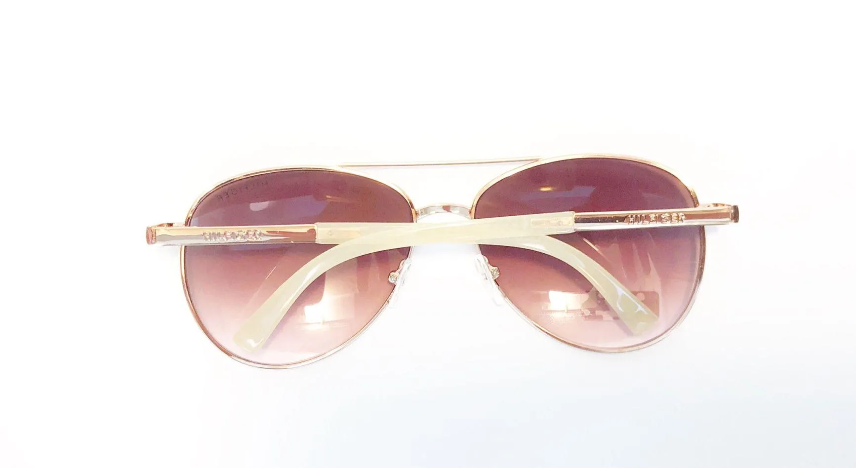 Tommy Hilfiger NWT  Rose Gold Aviator Sunglasses - Image 7