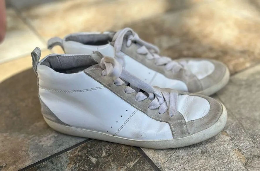 Leather Hightops! 8/1/2M - Image 11