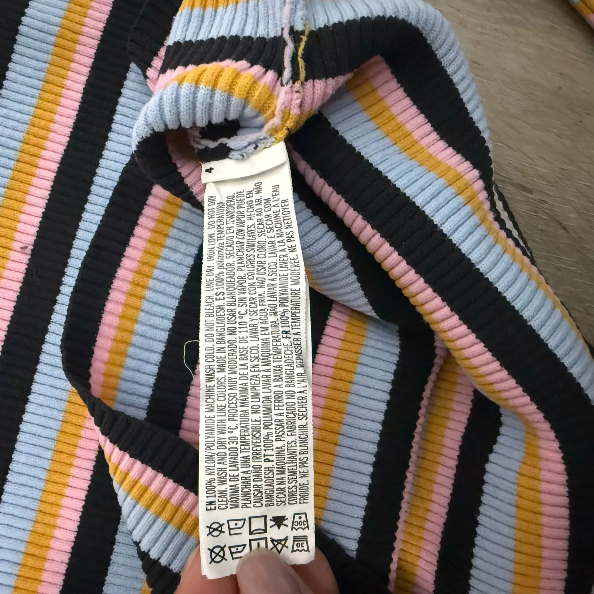 Forever 21 Colorful Striped Long Sleeve Top - Image 5