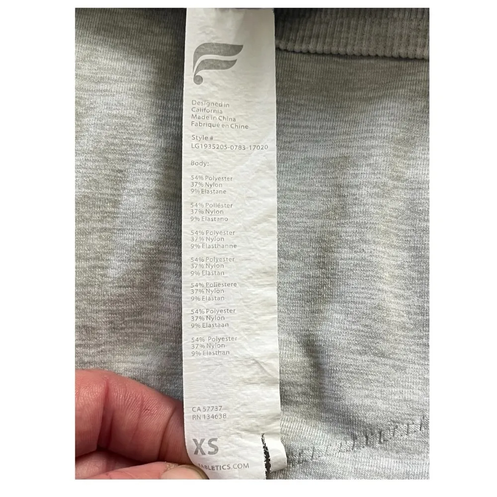 Fabletics‎ Compression Ankle Leggings Women’s XSmall Grey Breathable Mesh NWOT - Image 5