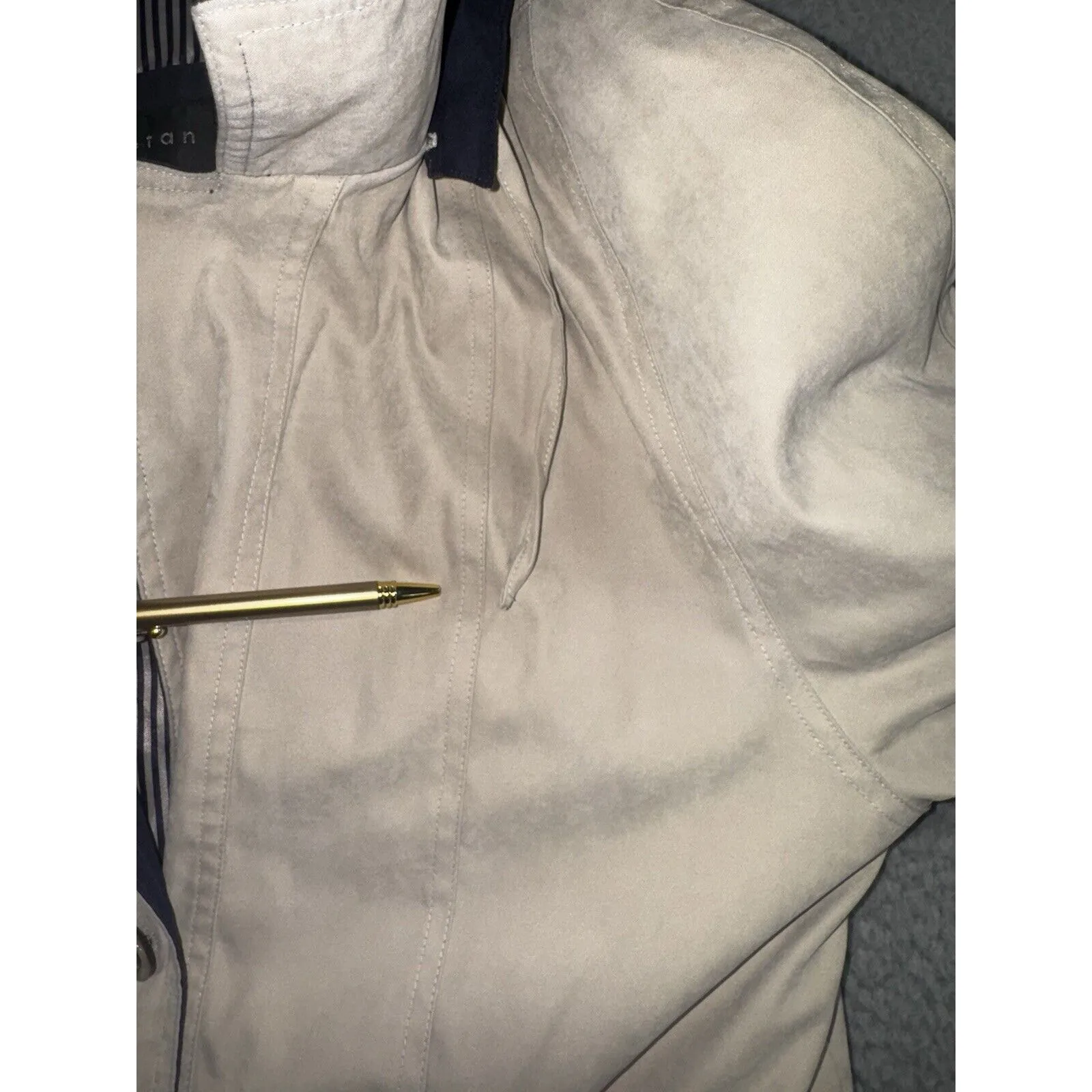 Braetan Jacket‎ Women Large Lined Windbreaker Removable Hood Barn Chore Blue - Image 8