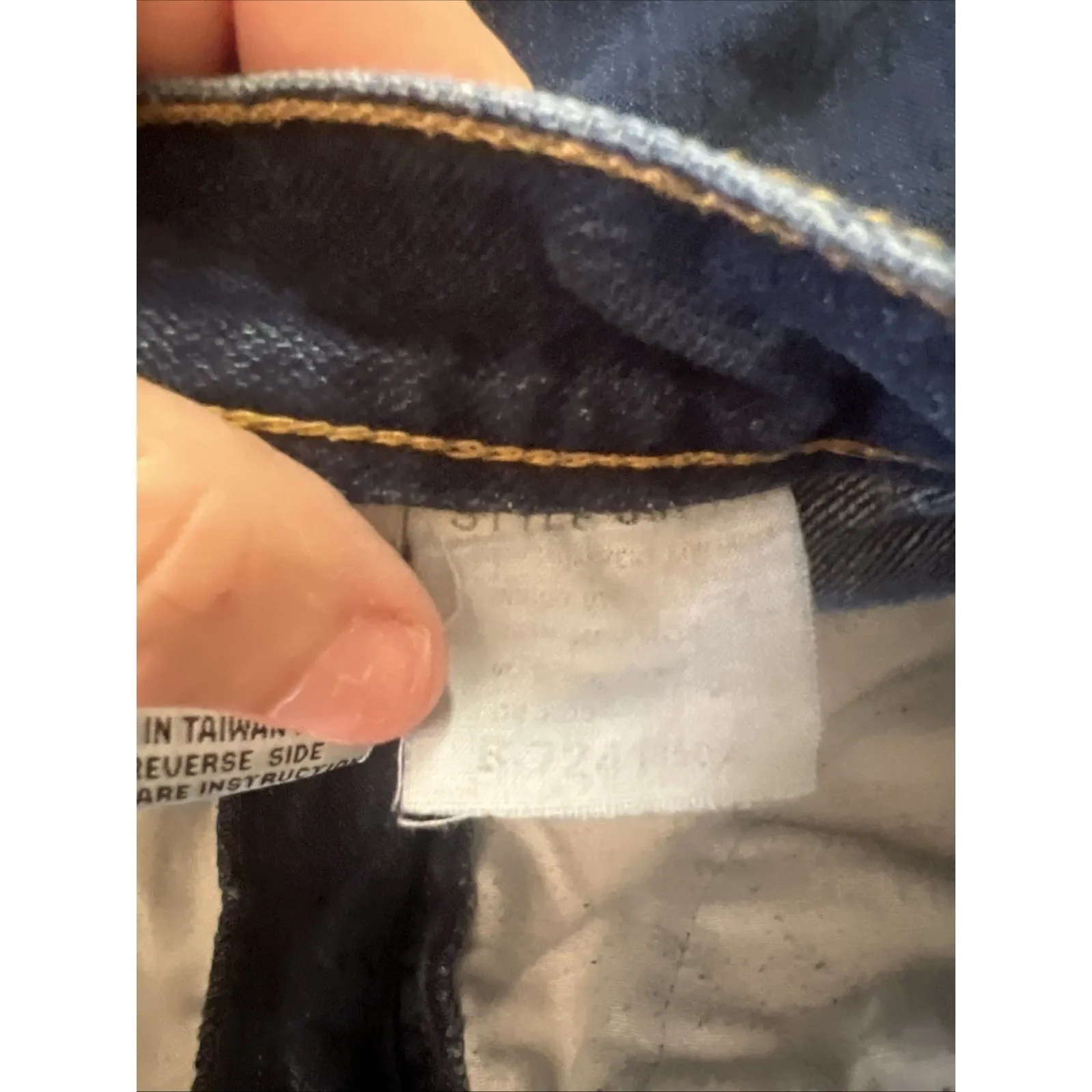 Vintage‎ Brittainia Women's Jeans Mom Jeans Dark Wash Hi Rise No Back Pockets Blue Size 24 - Image 9