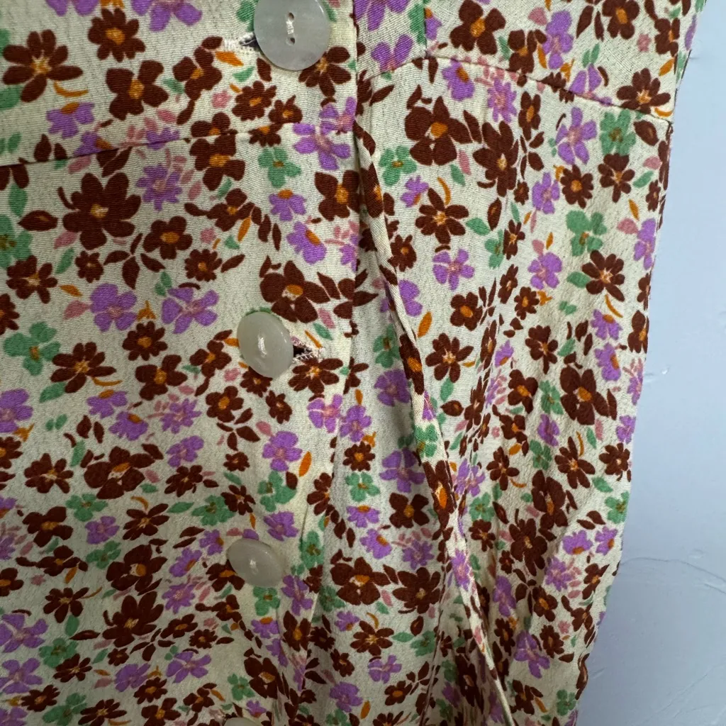 NWT Mango Floral Puff Sleeve Dress - Image 10