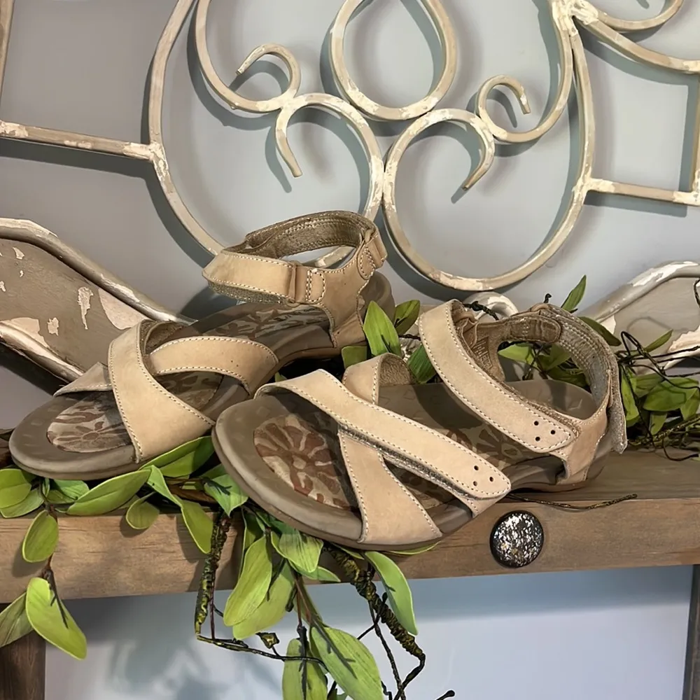 Sandals Comfy Lands End Walking Sport Terrain Womens 6 - Image 2