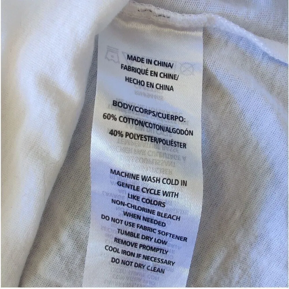 Betsey Johnson Love Varsity Boyfriend Tee White, Size 1X, Pride 2023 - Image 11