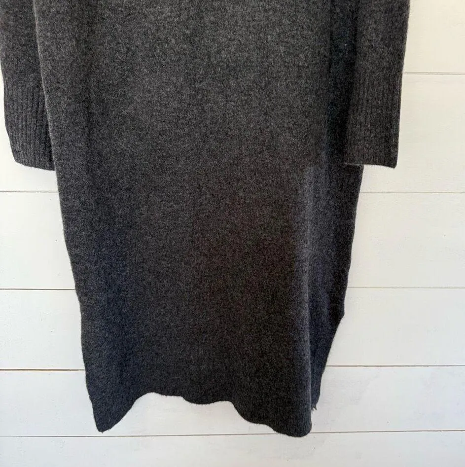 Uniqlo Women’s Medium Grey Wool Turtleneck Sweater Dress New - Image 6