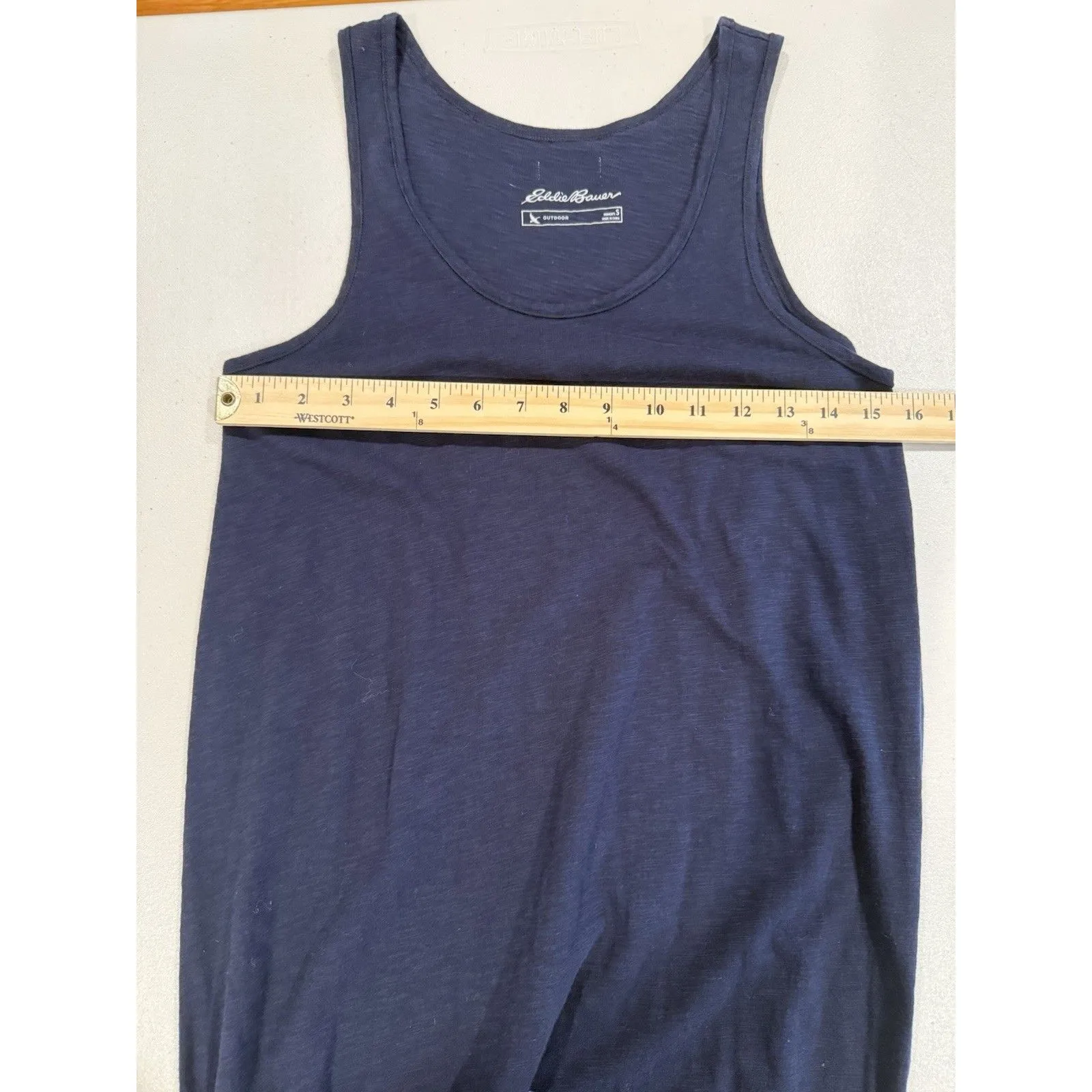 Eddie Bauer Maxi Tank Dress Womens Small 100% Cotton Striped Floral Boho Indie - Image 4