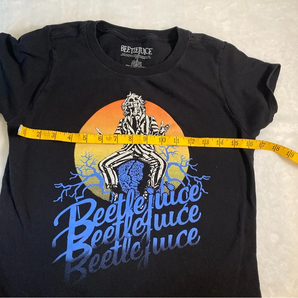 Beetlejuice Graphic Tee Black - Image 5