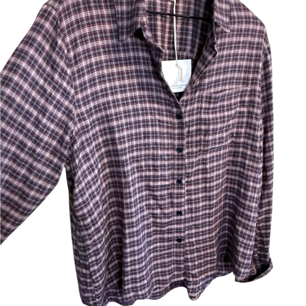 Beachlunchlounge Women’s Sz XL Whitney Shirt in Red Pear New NWT - Image 5