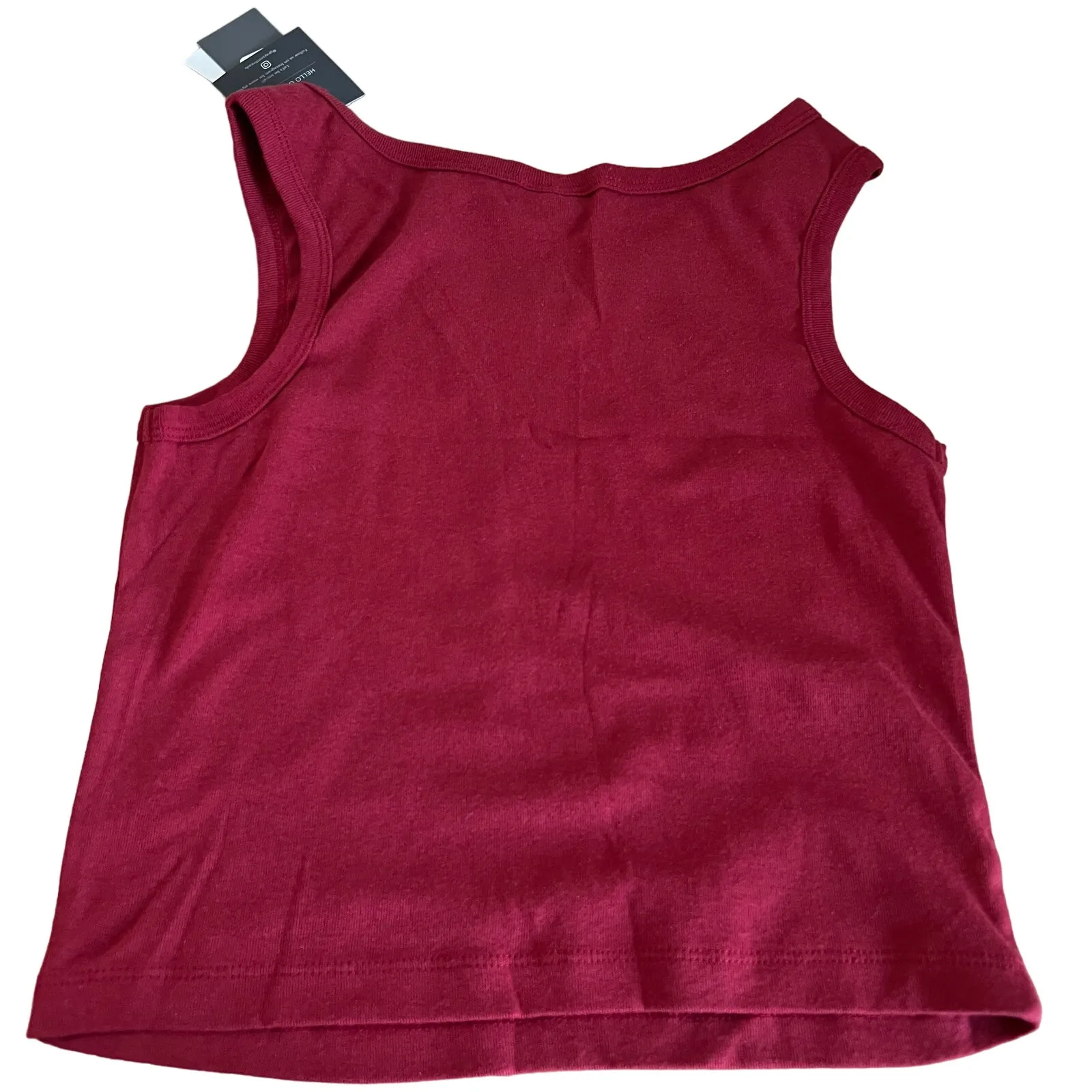 Grayson Threads  Women's Red Harvard Graphic Tank Top - Size Small - NWT - Image 4