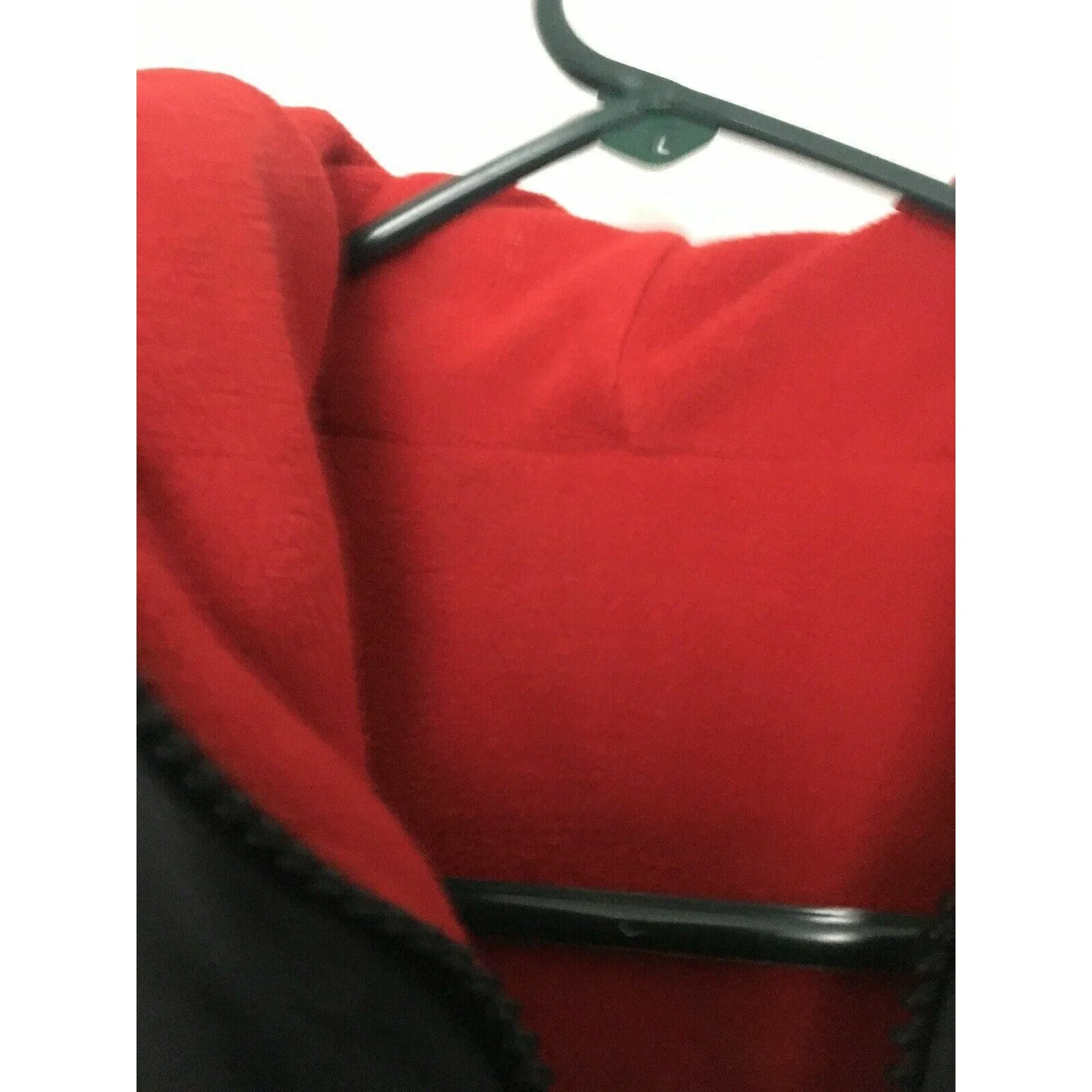 Champion Adult Women's Full Zip Jacket Coat Reversible Size Small Black Red - Image 5