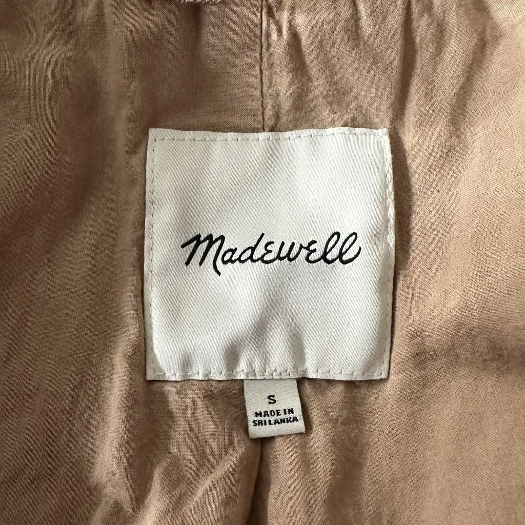 Madewell Cotton-Linen Relaxed Larsen Blazer in Faded Earth - Image 7