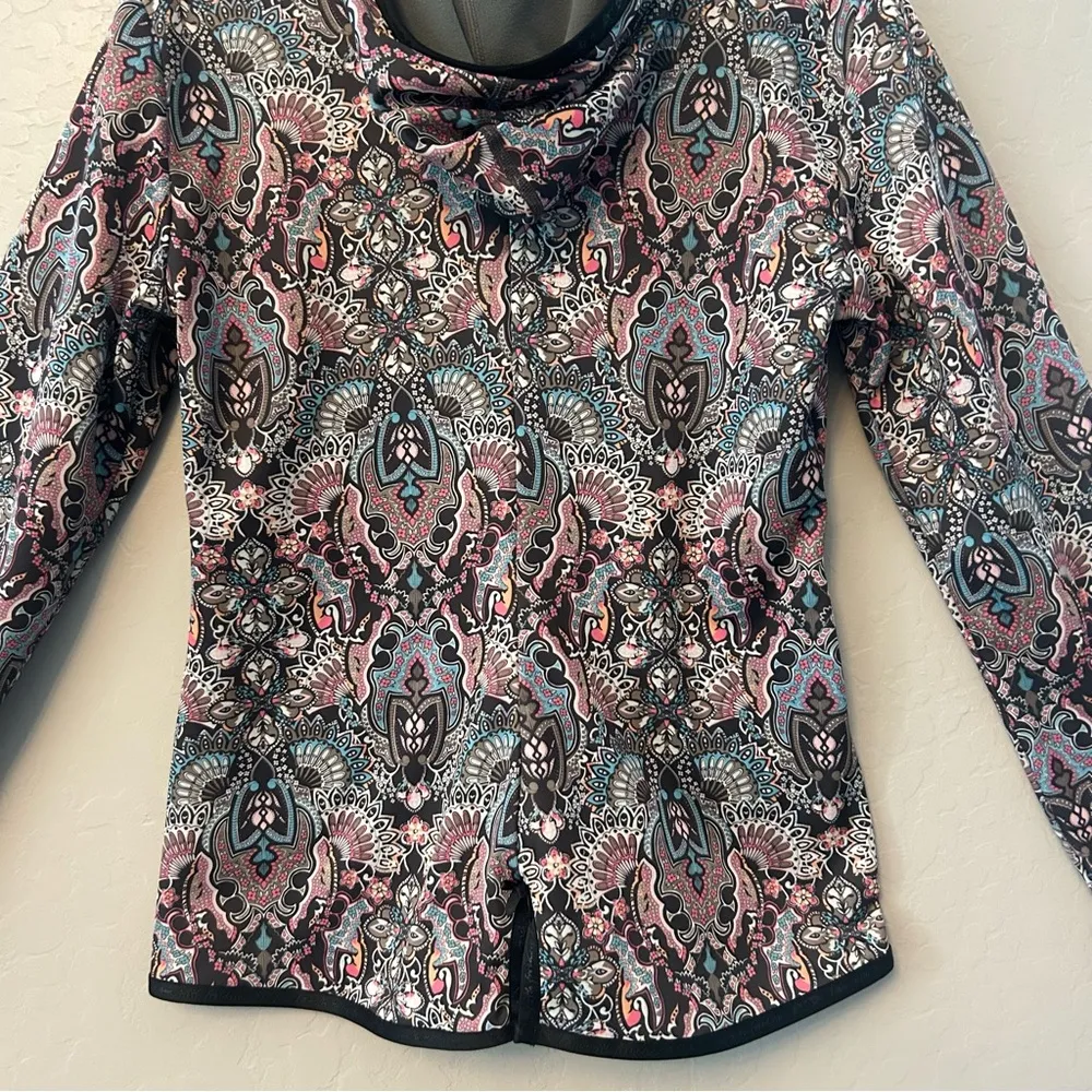 Odd Molly paisley print storm mid layer hooded jacket size 3 large - Image 13