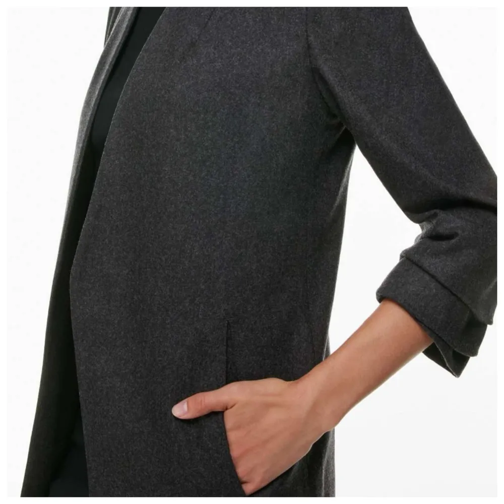 Aritzia Babaton New Power Blazer in Heather Charcoal - Image 8